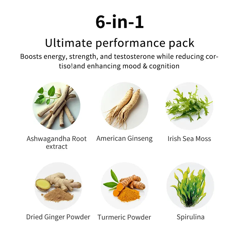 VIPEASY® ASHWAGANDHA PLUS Supplement -3Pack