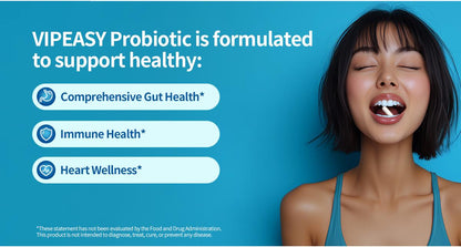 VIPEASY® Daily Probiotics – Gut & Immune Boost