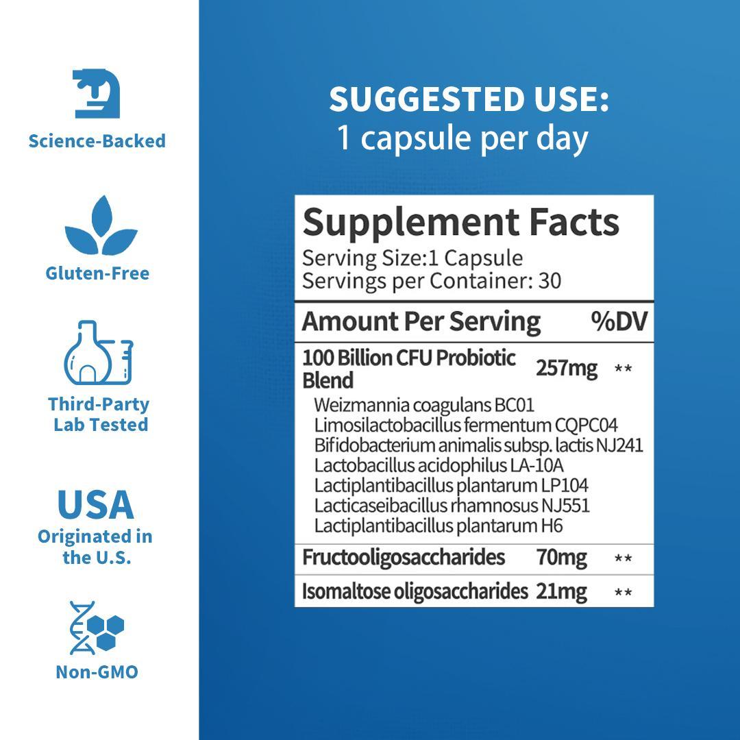 VIPEASY® Daily Probiotics – Gut & Immune Boost