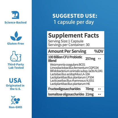 VIPEASY® Daily Probiotics – Gut & Immune Boost