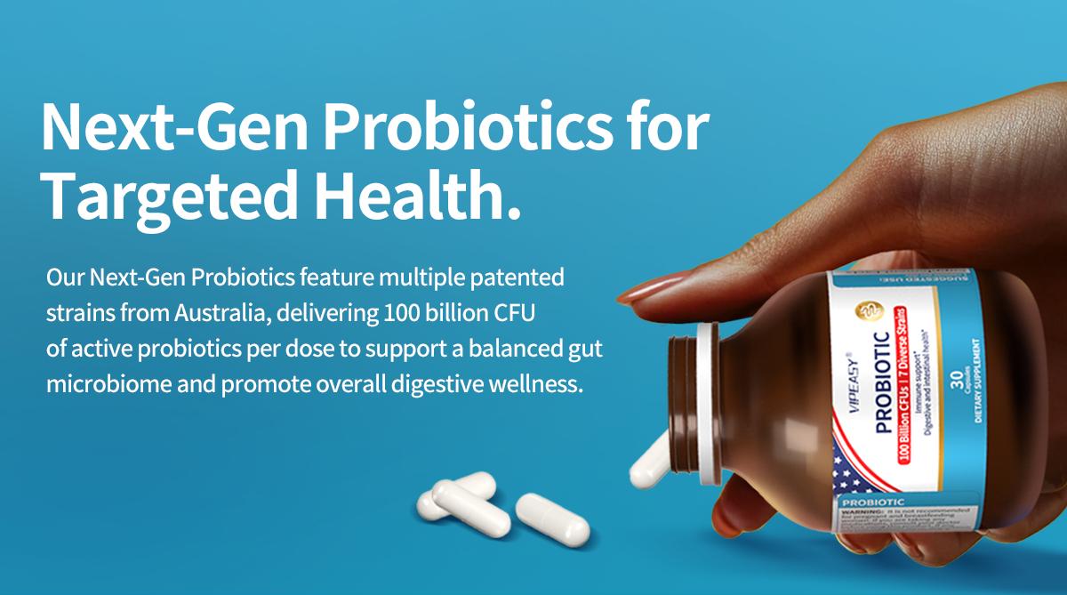 VIPEASY® Daily Probiotics – Gut & Immune Boost