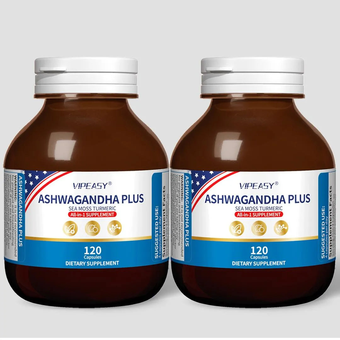 VIPEASY® ASHWAGANDHA PLUS Supplement -2Pack