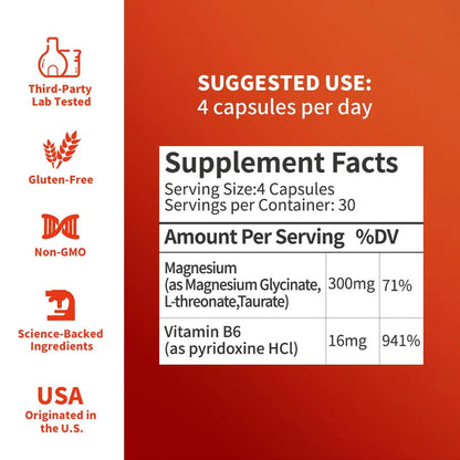VIPEASY® Triple Magnesium Complex Supplement -3 Pack