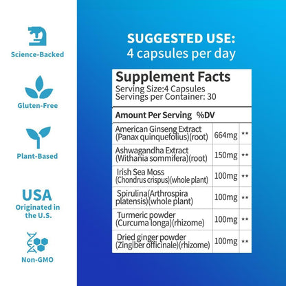 VIPEASY ASHWAGANDHA PLUS